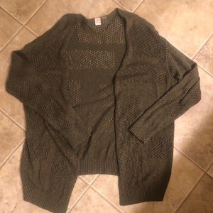 Roxy Army Green Cardigan Size XL